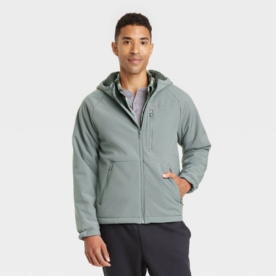 All in Motion Men's Softshell Sherpa Jacket - (Small, Maroon) at   Men's Clothing store