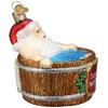 Old World Christmas Blown Glass Ornament for Christmas Tree, Santa's Hot Tub - 4 of 4