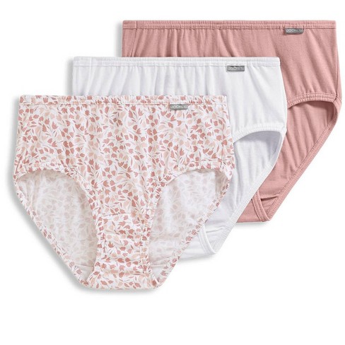 Jockey Women's Elance Hipster - 3 Pack 5 Diamond White/prim Floral/earth  Rose : Target