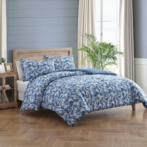Laura Ashley Sweet Memories Comforter Set Blue - 1 of 4