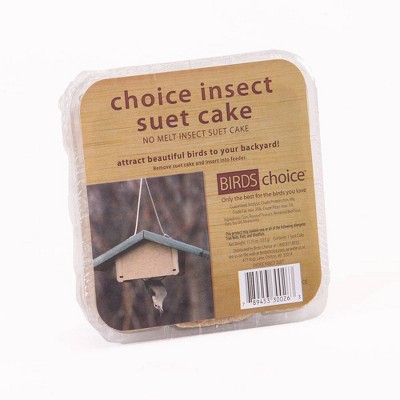 Birds Choice Insect Suet Cake 11.75oz, Case of 12