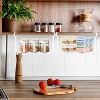 LunaLulinlk 2 Pack Under Shelf Basket, Cabinet Storage Hanging Baskets Organizer Wire Rack Shelves for Kitchen Pantry, White - 4 of 4