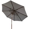 Cannes 9Ft Wooden Umbrella - PAT8009 - Safavieh - 4 of 4