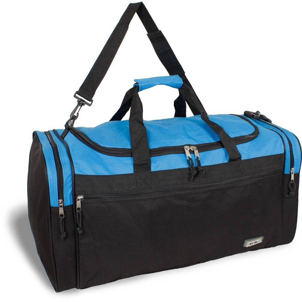 Photos - Travel Bags JWorld Copper 33L Duffel Bag - Blue/Black