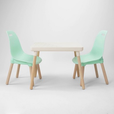 Mid century modern kids table and chairs deals