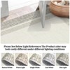 Modern Machine WashableArea Rug with Non Slip Backing Low Pile Accent Rug Foldable Contemporary Indoor Carpet - 3 of 4