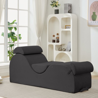 Mjkone Yoga Chair, Chaise Lounge Chair for Yoga