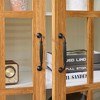 Kumasinova 71.2"Kitchen Pantry Sotage Cabinet with Glass Door,Farmhouse China Cabinet 5-Tier Curio Cabinet for Kitchen&Dining Room - 4 of 4