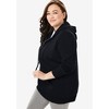 Woman Within Plus Size Better Fleece Zip-Front Hoodie - 4 of 4
