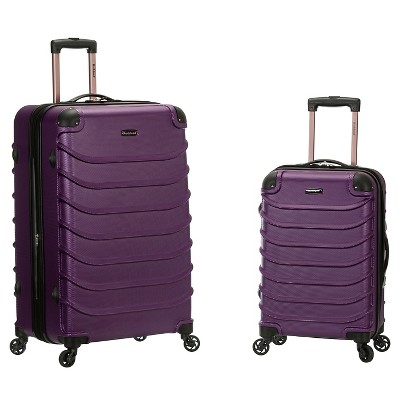 purple suitcase set