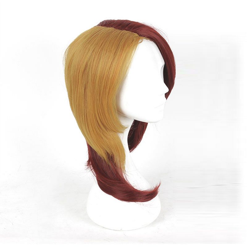 Unique Bargains Women's Wigs 18" Blonde Red with Wig Cap, 2 of 7