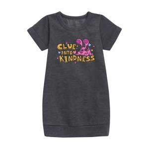 - Blue's Clues & You! - Clue into Kindness Graphic Short Sleeve Fleece Dress - 1 of 2