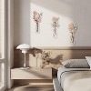 Attop 3 Pcs Metal Flowers Wall Arts Rustic Farmhouse Decor Bathroom Wall Decor Dining Room Wall Decor Minimalist Decor - 3 of 4
