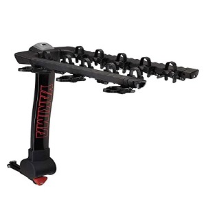 Yakima FullTilt Premium 5 Bike 150 Pound Capacity Swing Away Hitch Steel Bike Rack with AutoPin, ZipStrips, Padded Arms, and SKS Locks, Black - 1 of 4