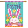 Briarwood Lane House Flag 40x28 For Outdoor Bow Tie Easter Bunny For Easter House Flag - 2 of 4