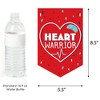 Big Dot of Happiness Happy Heartiversary - CHD Awareness Bunting Banner - Party Decorations - Happy Heartiversary - 2 of 4