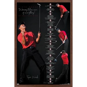 Trends International Tiger Woods - Timeline Framed Wall Poster Prints - 1 of 4
