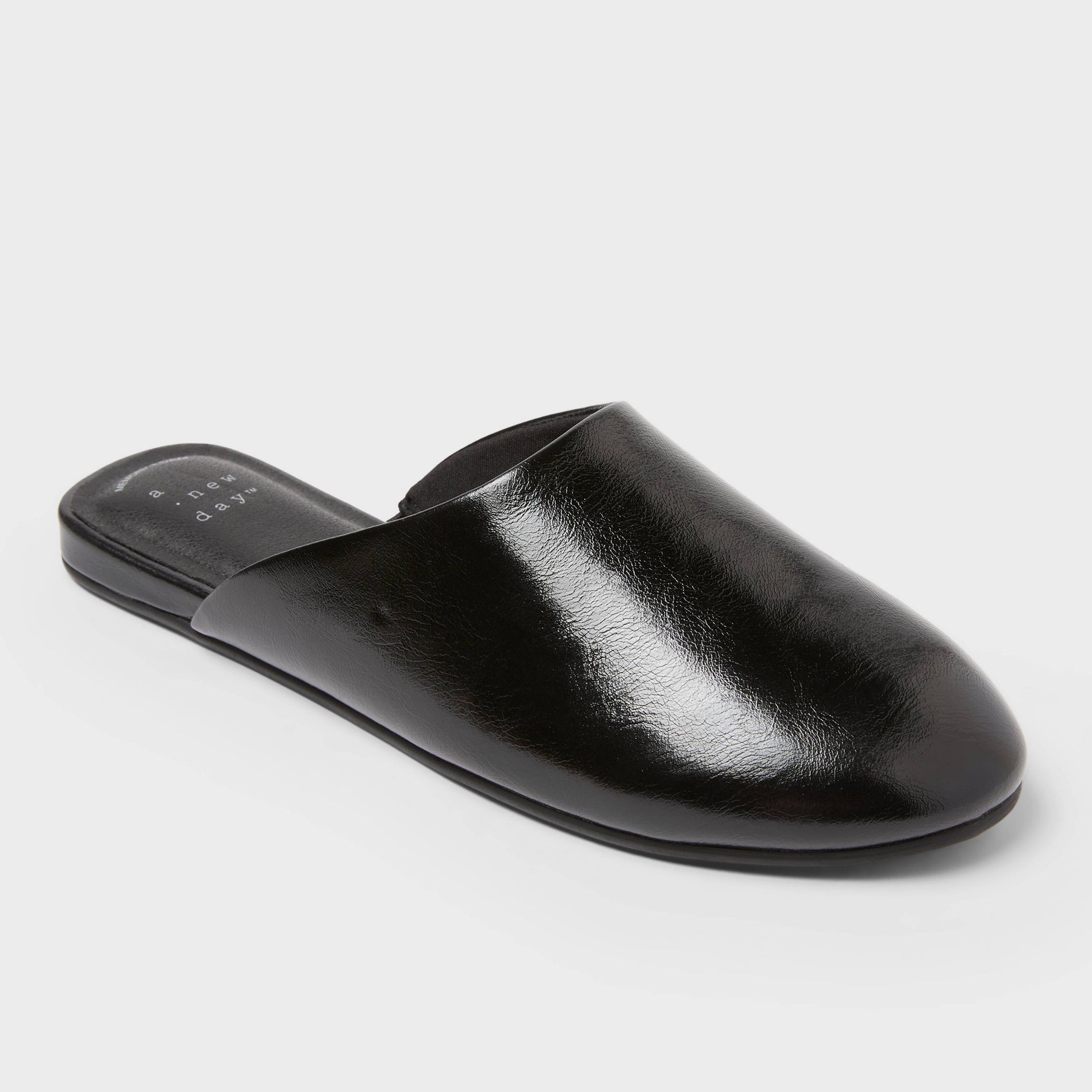 Women’s Karina Mule Flats with Memory Foam Insole – A New Day™ Black