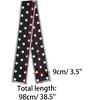 INSPIRE CHIC Women's Lovely Polka Dot Pattern Hair Band Neck Wraps 38.5x3.5 inches(LxW) - 3 of 4