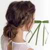 Unique Bargains Fashion Double Bow Hair Clips 1 Pc - 2 of 4