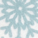 soft blue snowflake