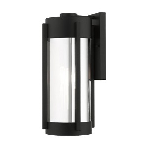 Livex Lighting Sheridan 3 - Light Wall Light in  Black/Brushed Nickel - 1 of 4
