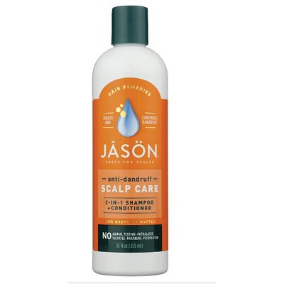 Jason Anti-Dandruff Scalp Care 2-in-1 Shampoo + Conditioner 12 fl oz Liq.