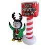 A Holiday Company 5ft Tall Ugly Sweater Party Penguin, 5 ft Tall, Multi - 4 of 4