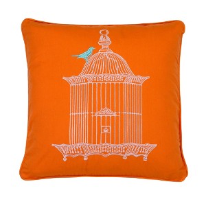 Abigail Birdcage Decorative Pillow - Levtex Home - 1 of 3