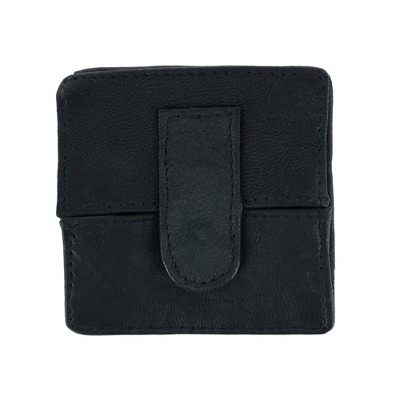 Ctm Leather Fold Up Coin Change Pouch With Snap Button Closure : Target