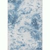 Garvee 8x10FT Washable Soft Area Rug, Modern Abstract Design Rugs, Stain Resistant Foldable Carpet Non-Shedding Floor Mat with Non-Slip Backing(Blue) - 2 of 4