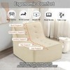 32.3" Single Bean Bag Chair, Comfy Fireside Chair with Foam Filler, Floor Sofa Chair, Lounge Accent Chair for Living Room Bedroom Apartment - 4 of 4
