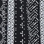 black batik stripe