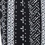 black batik stripe
