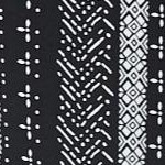 black batik stripe