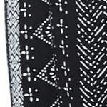 black batik stripe