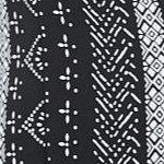 black batik stripe