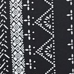 black batik stripe