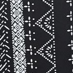 black batik stripe