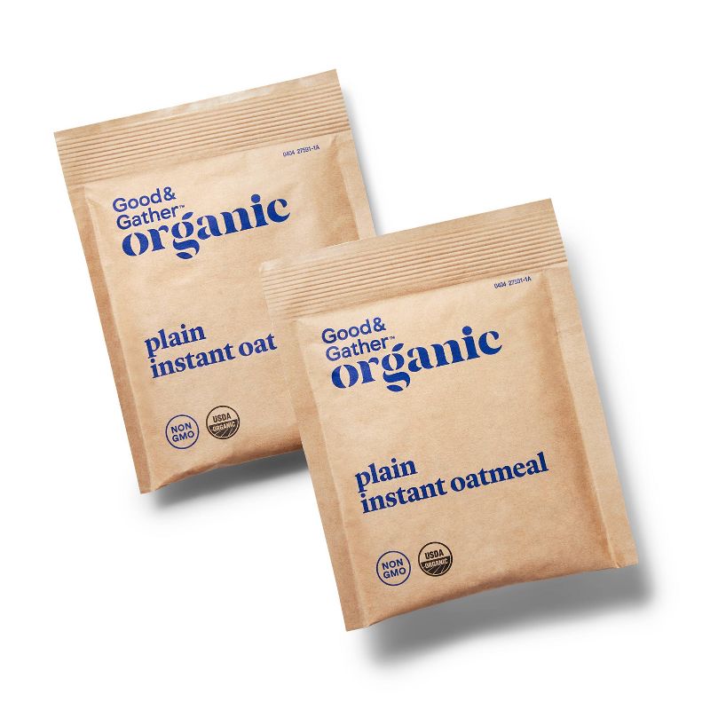Organic Plain Instant Oatmeal Packet - 7.9oz/8ct - Good &#38; Gather&#8482;, 3 of 7