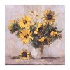 Sunflower Vase Canvas Wall Art 32"L (Set of 2) - 4 of 4