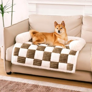 FUNNY FUZZY Dog Bed for Medium Large Dogs - Orthopedic Dog Sofa with Removable Washable Cover and Anti-Slip Bottom - 1 of 1