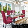 PiccoCasa Stretch Spandex Fabric Removable Washable Parsons Chair Slipcover - 2 of 4