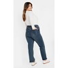 Women's Plus Size Harley Fit Amira Straight Jean - mid denim | CITY CHIC - 3 of 4