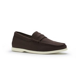 Ferro Aldo Mens Dario MFA19760 Moc-Toe Canvas Casual Penny Loafers - 1 of 4