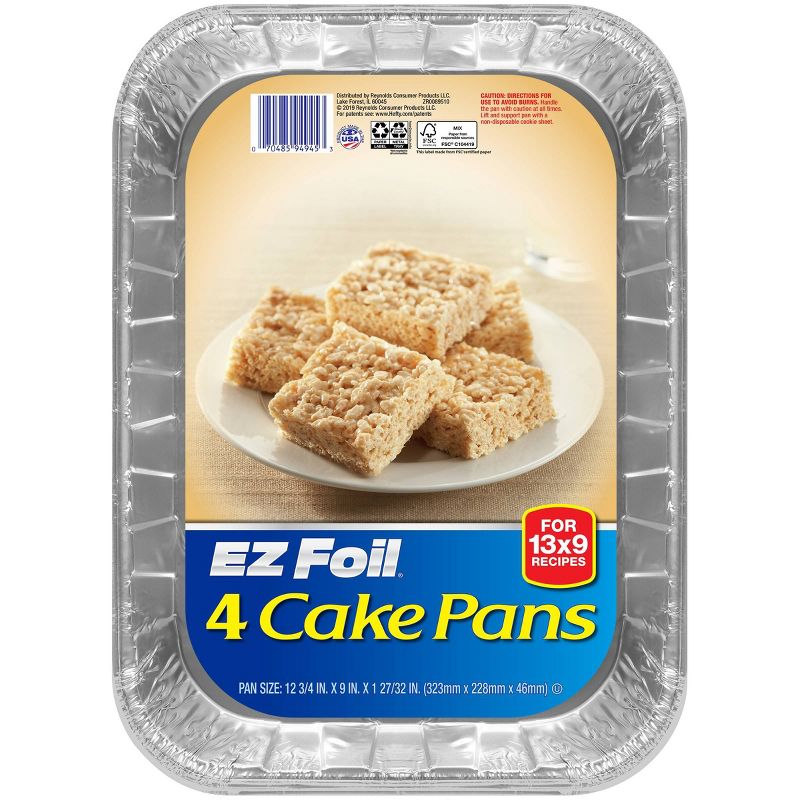 EZ Foil Cake Pans - 4ct, 1 of 6