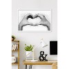 Trends International Reinders: Romantic Black & White - Love Sign Framed Wall Poster Prints White Framed Version 22.375" x 34" - 2 of 4