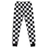 Five Nights At Freddy's Freddy Fazbear Face Youth Boy's Black & White Checkered Short Sleeve Shirt & Sleep Pants Set - 4 of 4