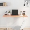 vidaXL Table Top Light Brown 39.4"x23.6"x0.8" Treated Solid Wood Oak Live Edge - 3 of 4