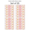 Big Dot of Happiness Girl Little Pumpkin - Fall Birthday Party or Baby Shower Water Bottle Sticker Labels - Set of 20 - 3 of 4